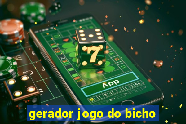 gerador jogo do bicho